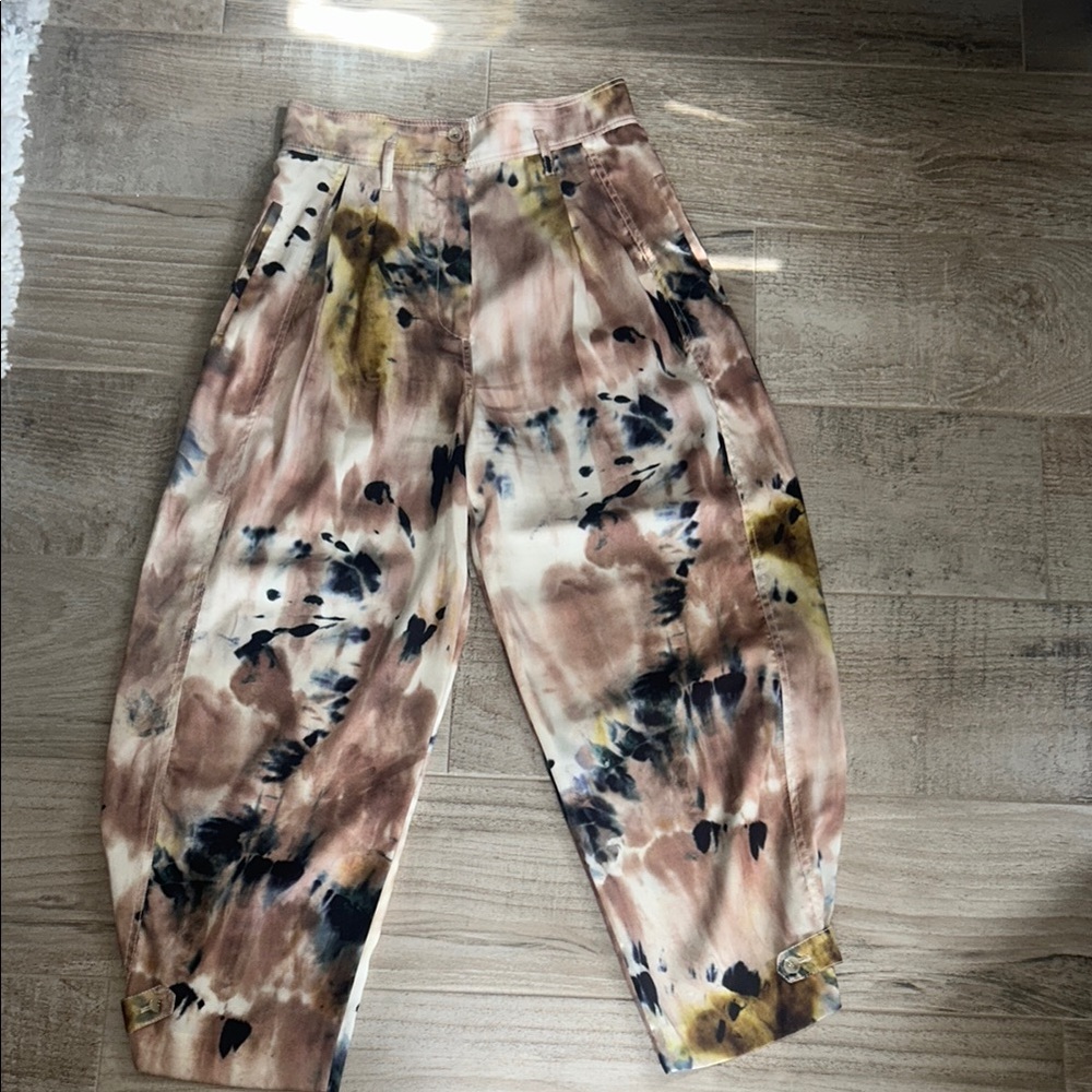 Tie-Dye Patterned Pants